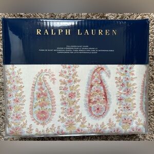 NEW Ralph Lauren Camile Paisley Full/Queen Duvet Cover